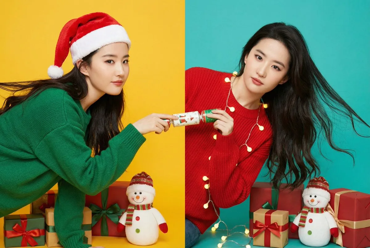 Christmas Twin Mirror