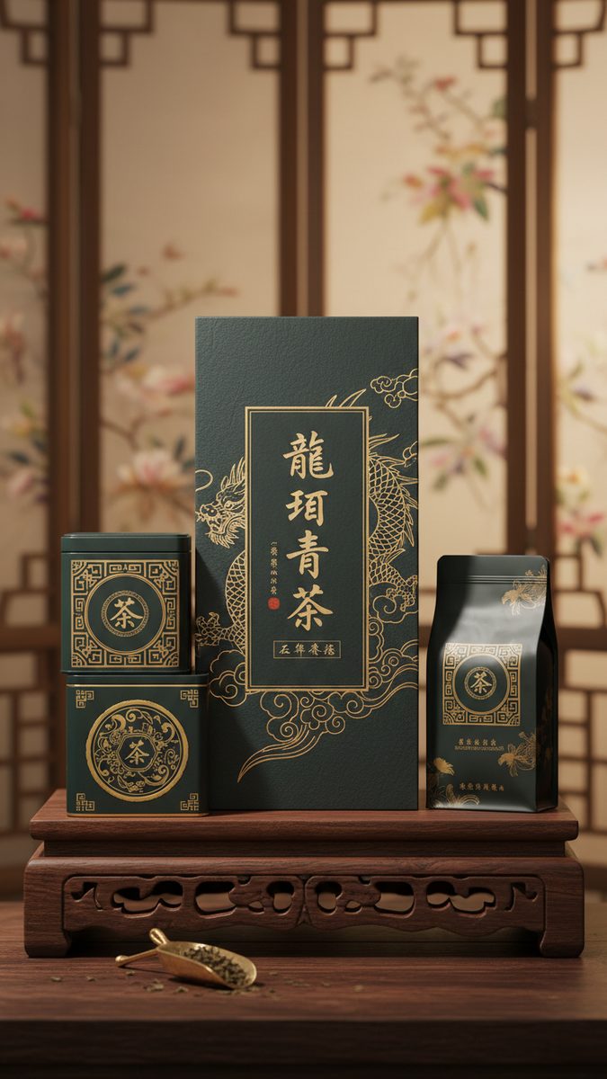 Qwen-Image — Tea Packaging